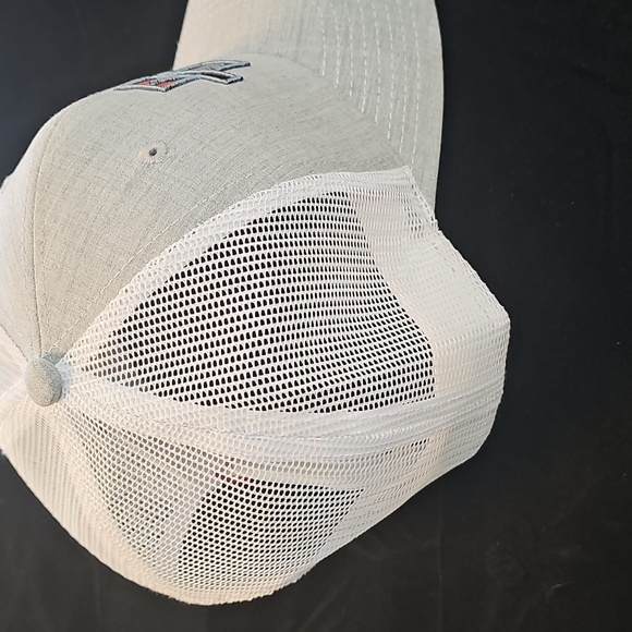 White and Red Logo Baseball Cap - Picture 2 of 4